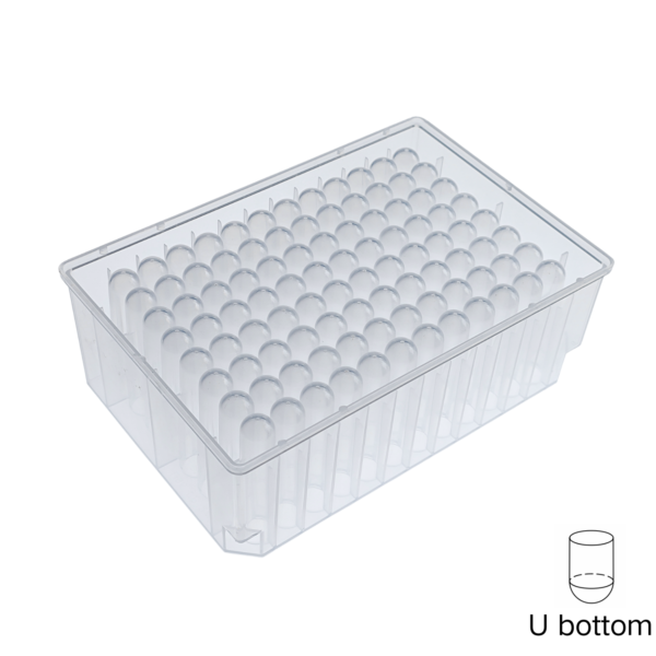 Deep Well Plates, 96-Well, 2.0mL, Round Well, U-bottom - Image 2