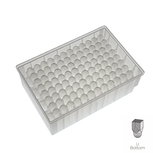 Deep Well Plates, 96-Well, 2.0mL, Square Well, U-bottom - Image 2