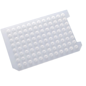 96-Well , Silicone Sealing Mat – Round Well Φ7.3mm(with pre-slit “+” opening)