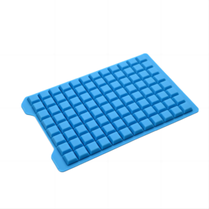 96-Well , Silicone Sealing Mat - Blue PTFE